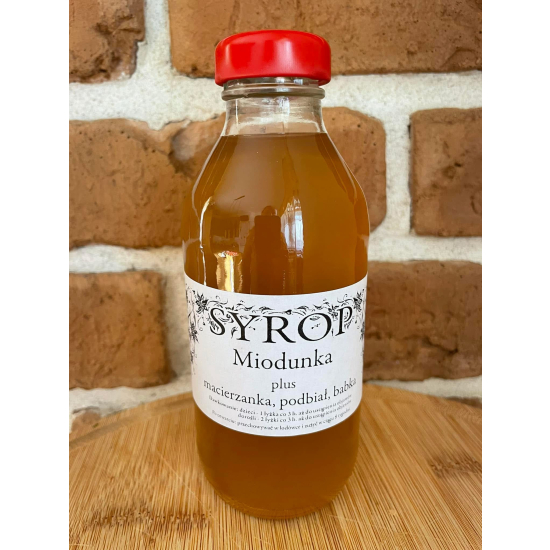 Syrop z kwiatów mniszka+ goździki + pędy sosny